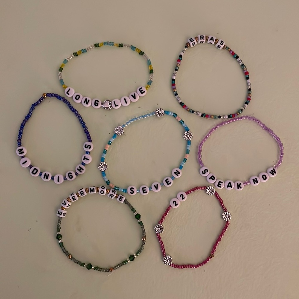 Taylor Swift Custom Bracelets 5/$10 or 10/$20